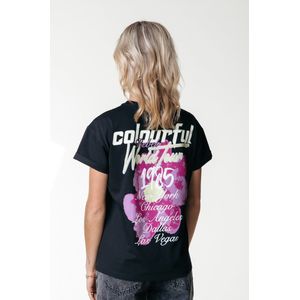 Colourful Rebel Flower World Tour Boxy Tee - M