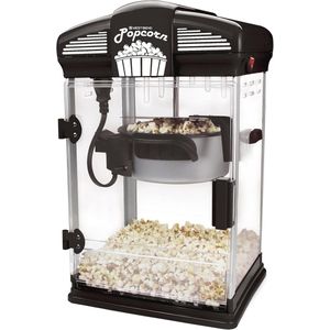 Popcornmachine voor Thuis - Gourmet Bioscoop Popcorn Popper met Antiaanbaklaag en Snelle Lege-functie - 4 Qt