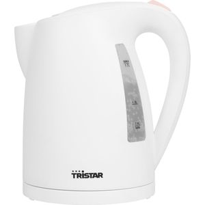Tristar Waterkoker WK-1345 - 1.7 L - 2200W - Wit - Kort kookproces - Uitneembare filter voorkomt kalkaanslag