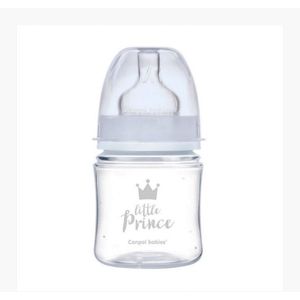 Canpol Babies | Little Prince | Easy Start Anti-Koliek babyfles | blauw | 0m+ | 120ml | 120 ml