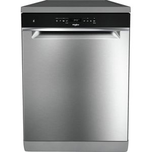Whirlpool WFO 3T141 X, Vrijstaand, Volledige grootte (60 cm), Roestvrijstaal, Zwart, Touch, 1,3 m