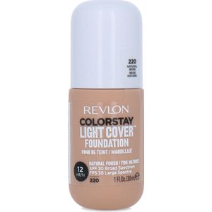 Revlon Colorstay Light Cover Foundation - 220 Natural Beige (SPF 30)