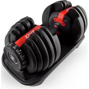 ZEUZ Verstelbare Dumbell 2.5 KG t/m 24 KG - Gewichten Halterset – Fitness Sport Set – Conditie & Krachttraining – Halters
