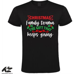 Klere-Zooi - Christmas Family Drama - Heren T-Shirt - XXL