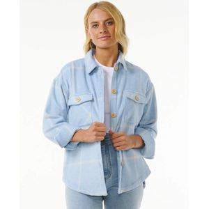 Rip Curl The Search Flannel Shirt - Light Blue