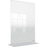 Nobo Premium Plus A3 Vrijstaand Posterframe/Informatiebord - Dubbelzijdig - Transparant Acryl