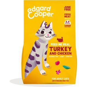 Edgard & Cooper Cat Adult Turkey & Chicken 325 gram - Kat