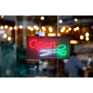 Led bord open - Led bord - Led - Verlichting - Open - Led sign - Neon sign - Led lamp - Ledbord - Led verlichting - Decoratie - Led lights - 50 x 25 cm