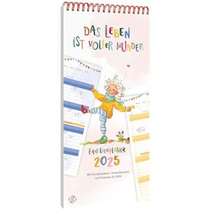 Equivera Famillieplanner 2025 - Familyplanner 2025 - Gezinsplanner - Kalender - Weekplanner - Weekoverzicht - tot 18 Maanden