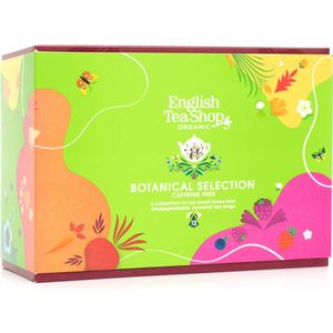 English Tea Shop - Botanical Selection Gift Box - Cafeinevrij- Geschenkdoos thee - Theegeschenk - 12 piramidezakjes