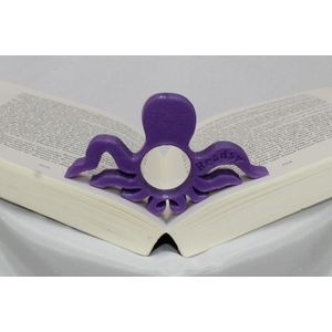 READSY – Leesring – Octopus – Diameter 2,5 cm – Medium – Paars – Paginahouder – Boekgadget – Blad0zijde opener – Bladwijzer – Bookmark – Boekenlegger – Duimlegger – Lezen – Cadeau