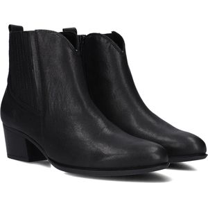 Gabor 682 Enkellaarsjes - Enkelboots met rits - Dames - Zwart - Maat 36