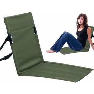 10 stuk Vouwstoel - campingstoel buiten - opvouwbare kampeerstoel - draagbare strandstoel - draagbare opvouwbare campingstoel met opbergtas, lichtgewicht draagbare strandstoel, strandloungestoel voor vissen, picknicken, barbecues - Donkergroen