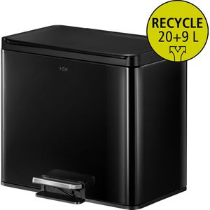 Pedaalemmer EKO Essential 20+9L Zwart