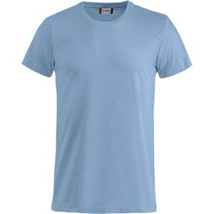 Clique 2 Pack Basic Fashion-T Modieus T-shirt kleur Licht-blauw maat 4XL