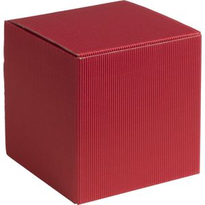 Geschenkdoosjes vierkant-kubus karton  12x12x12cm ROOD (100 stuks)