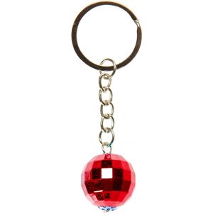 Lg-imports Sleutelhanger Discobal 2 Cm Rood