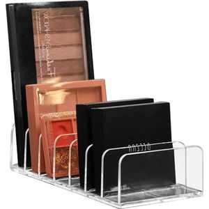 7 Slots Desktop Makeup Organizer - Acryl Lipstick Oogschaduw Paletten Container Box - Kleine Organizer 17.2x8.5x4.3cm nagellak opbergen