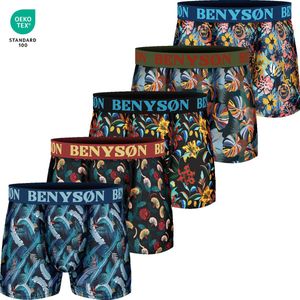 5 Pack Boxershort Heren | Katoen | Viscose | Maat XL | Bloemen Print | Ondergoed Heren | Onderbroeken Heren |