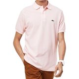 Lacoste Heren Poloshirt - Flamingo - Maat S