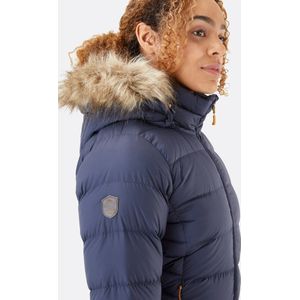 rab deep cover parka dames grijs