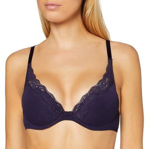 Passionata Brooklyn - Plunge bh - Maat 80B - Blauw - P57010