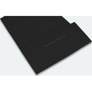 Papieren draagtas zwart - Papieren tasjes - 220 x 300 mm - Per 100 stuks