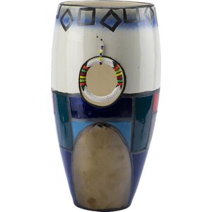 Decoratieve vaas - Letsopa Ceramics -  One of a kind Africa | Handgemaakt in Zuid Afrika - Uniek - hoogwaardig keramiek - speciaal gemaakt door Letsopa Ceramics voor Nwabisa African Art - Om cadeau te doen of zelf van te genieten.
