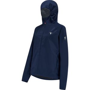 Donkerblauwe lichtgewicht running jacket (waterproof) dames S