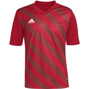 adidas - Entrada 22 GFX Jersey Youth - Rode Voetbalshirt -128