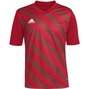 adidas - Entrada 22 GFX Jersey Youth - Rode Voetbalshirt -152