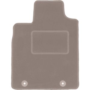 Beige bestuurdersmat voor: Dacia Logan II sedan, stationwagen (2012-)