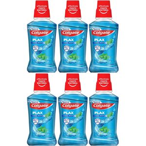 Colgate - Mondwater - Mondspoeling - Zonder Alcohol - Coolmint - Voordeelverpakking - 6 X 250ml
