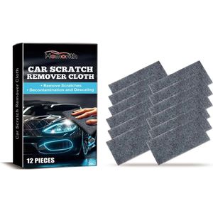 12 Stuks Effectieve Krasverwijderaar voor Auto - Nano Sparkle Doek - Auto Krassen Verwijderen - Scratch Remover