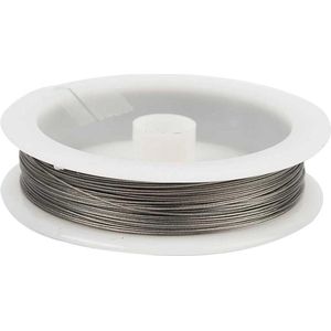 0.6mm metaaldraad | 30 meter | Zilver | Sieraden maken