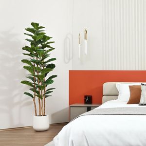 JGS ® Kunstmatige Ficus Benjamini 180 cm voor Sfeervolle Interieuraankleding