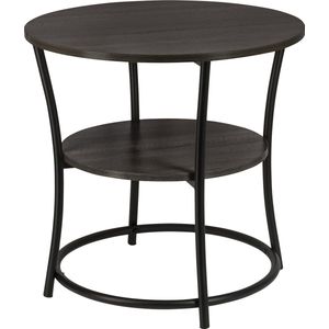 ERRO Bijzettafel Rond - Ø55 x H55cm - zwart