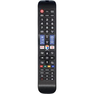 Universele Afstandsbediening met Verlichting - Geschikt voor Samsung Smart TV - Koppelen zonder Codes - Voor QLED, Neo QLED, LED, OLED