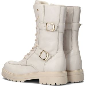 Wysh Karlie Veterboots - Laarzen Met Veters - Meisjes - Beige - Maat 39