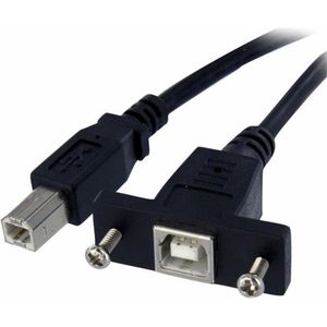 USB Cable Startech USBPNLBFBM3 Black