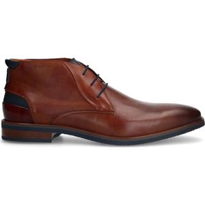 Van Lier - Heren - Cognac leren veterboots - Maat 41