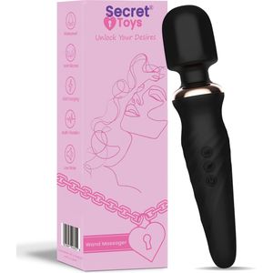 Secret Toys® Wand Vibrator - Vibrators voor Vrouwen - Clitoris Stimulator - Dildo - Erotiek - Sex Toys voor Vrouwen en Koppels - 25 Standen - Fluisterstil & Discreet