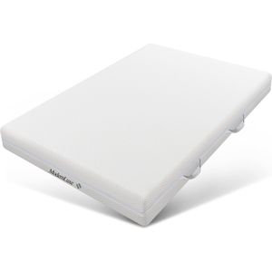 Sweiko Koudschuim matras 7 zones Comfort schuimmatras, 20 cm hoog, H3 H2 matras 160x200 cm Ergonomische koudschuim matras met handvatten in hoes wasbare klimaatvezel gewatteerd Met allround rits