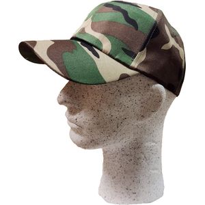 Camouflage pet met klep – Army Cap – Camo Groen - Outdoor Leger Petje