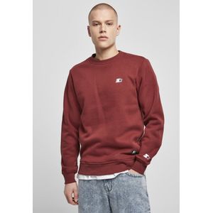 Starter Black Label - Essential Crewneck sweater/trui - S - Bordeaux rood