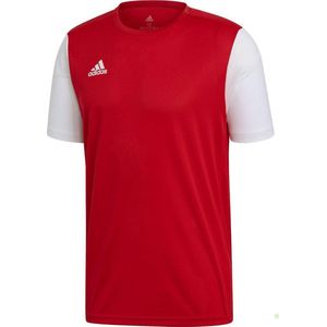 adidas Estro 19  Sportshirt - Maat 140  - Mannen - rood/wit