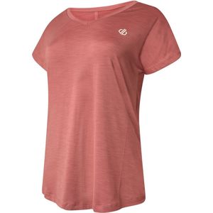 Dare 2B, Vigilant Lichtgewicht Sneldrogend Q-Wic Dames Fitness-T-Shirt, Mesa Rose, Maat 32