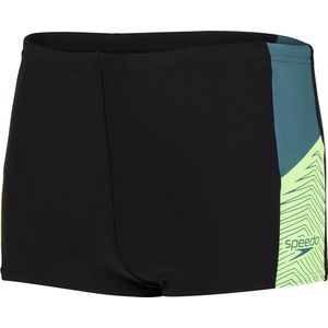 Speedo Dive Aquashort Jongens - Zwart Groen - Maat 140