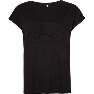 O'Neill T-Shirt Women Essential Graphic Tee Black Out - A L - Black Out - A 100% Katoen Round Neck