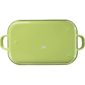 Juist Pastell Series Grill Pan 36 x 25 x 7 cm - Hoogwaardig Gietijzer - Roze - Karl Kruger